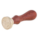 Retro Wax Stamp Wood Handle DIY Scrapbooking Envelope Sealing Stamp Seal(D)