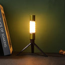 Camping LED Telescopic Flashlight with Tripod Nuts Rechargeable Torch (B)