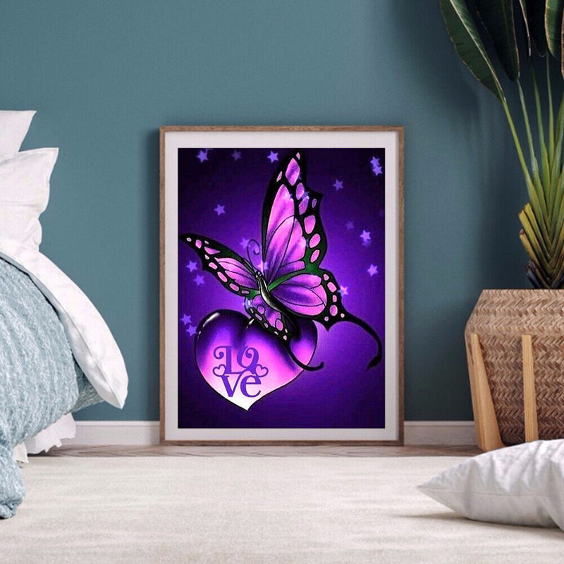 Butterfly 40x50cm Oil Paint By Numbers Picture DIY Painting