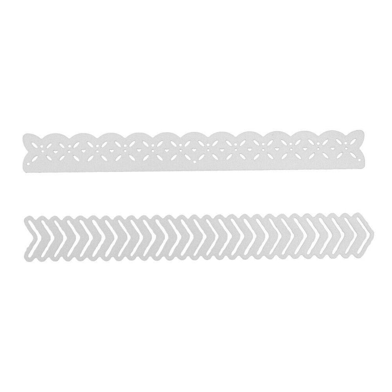 snowvirtuos 2pc lace decorations cutting tools stencils scrapbook embossing