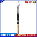 Ultra Short Telescopic Mini Spinning Fishing Rod Carbon Fiber Pole (2.7m)