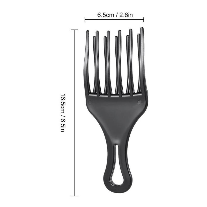 Hairdressing Fork Comb Afro-comb Smooth Hair Styling Tools Hairbrush (B)