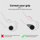 Mountain Bike Handlebar Grips Cover Aluminum with Locking Bicycle Grip Sleeve