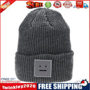 Winter Women Men Knit Ski Beanie Ball Wool Cuff Hat Ski Cap (Gray)