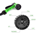 Adjustable Watering Gun Garden Hose Nozzle Lawn Car Washer Sprayer (Green)