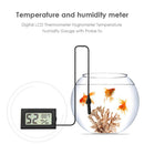 Mini Digital LCD Thermometer Hygrometer Temperature Humidity Gauge with Probe