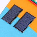 0.3W 5V 60mA Solar Panel Polycrystalline Cell Panel for 3.6V Battery (2pcs)