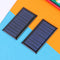 0.3W 5V 60mA Solar Panel Polycrystalline Cell Panel for 3.6V Battery (2pcs)