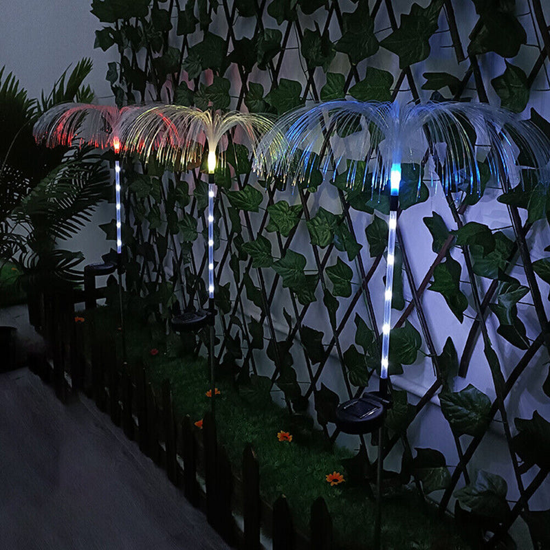 3pcs Jellyfish Solar Light - Outdoor Garden Way - Lawn Yard - LED Rod Male Lamp