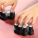 1 Pair Piano Finger Trainers Hand Strength Exerciser for Beginner (Black) Newly