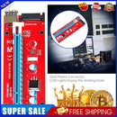 USB 3.0 164P PCI-E Express 1x to 16x Extender Riser Card 6Pin SATA Mining