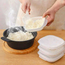 Household Freezer Food Trays with Leakproof Lids Food Rice Storage Container