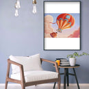 Hand Painted Digital Oil Picture DIY Hot Air Balloon Frameless Paint By Numbers