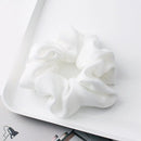 Satin Cloth Scrunchies Girls Elastic Rubber Band Hair Rope Women Ponytail Holder
