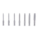 7pcs Magnetic S2 Steel Ball End Hexagon Head Hex Screwdriver Bits Drill Set