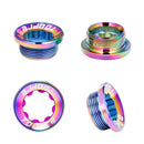 TOOPRE MTB Bike Crank Cover Screws Cap CNC M20x8mm BB Fixing Bolt (Color) Newly