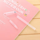 Simple Style Transparent Ballpoint Shell Writing Supplies Gel Pen Cover