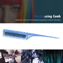 Anti-static Hairdressing Comb Hair Trimmer Comb for Hair Styling (Blue) Newly