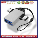 2 in 1 OTG Adapter High Speed USB3.0 to Type C Micro USB Male Charging Converter