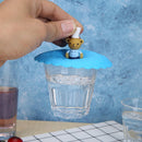 Silicone Heat-resistant Dust-proof Cup Lids Bowl Cover Food Wrap Lid (Bear)