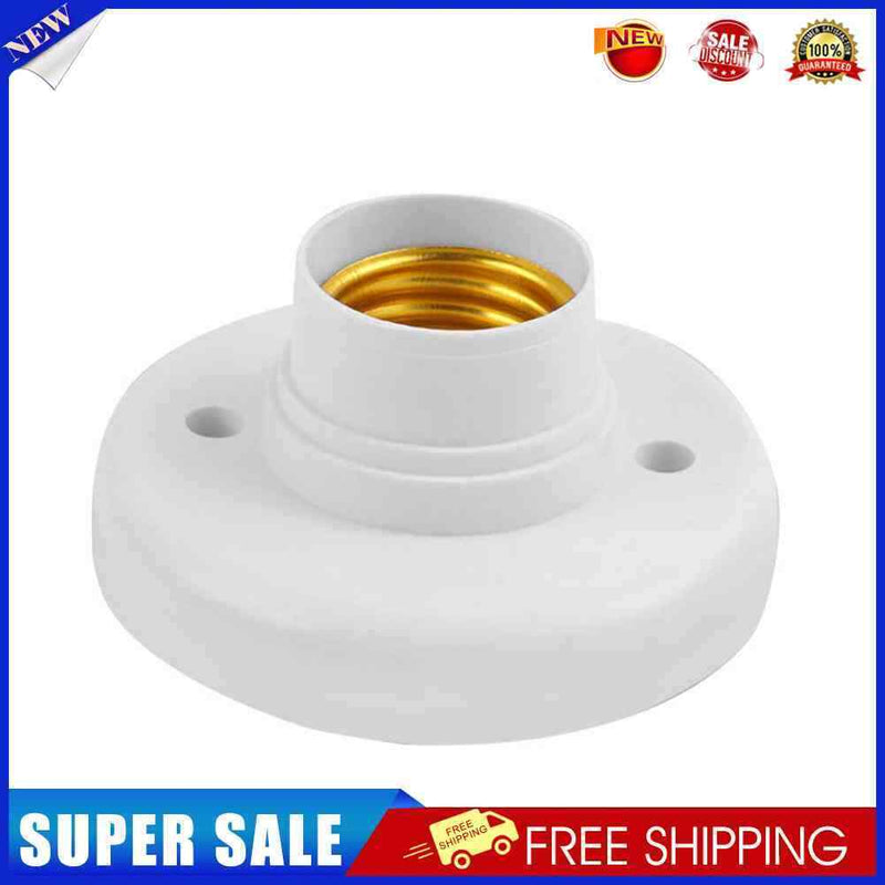10pcs 220V E27 Lamp Holder Home Corridor Stair Round Light Bulb Socket Base