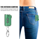 XP-G2 S3 LED Mini Flashlight 4 Modes USB Rechargeable Keychain Torch Lamp Newly