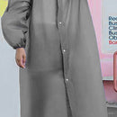#A Women Men Long Raincoat Waterproof Travel Hooded Rain Coat Rainy Day Supplies