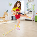 Flashing Jumping Ball Kids Ankle Bouncing Balls Outdoor Sports Toys (Yellow