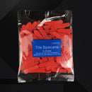 100pcs Ceramic Wedge Tile Spacer Floor Leveling System Locator (Red 5mm) Newly