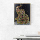 5D DIY Special Shaped Diamond Painting Cross Stitch Kit (D1007 Elephant)