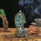 Carp Lotus Shape Ceramic Backflow Burner Incense Censer for Home Office Ornament