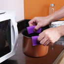 Silicone Heat Insulation Mitt Glove Casserole Ear Pan Pot Oven Grip/Purple