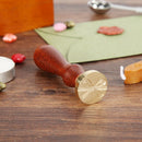 Retro Envelope Wax Seal Stamps Wooden Handle Sealing Wax DIY Crafts (F251) Newly