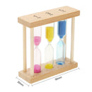 Hourglass made of wood, 1/3/5 minutes, gift, decoration for home