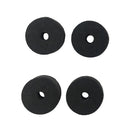 12x Drum Cymbal Felt Pad Sleeve Nut Gasket Kit Replacement Parts (Black) Newly