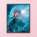 Full Cross Stitch 11CT Cotton Thread DIY Moonlight Girl Counted Embroidery Kits