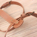 High- end Picnic Blanket Strap Brown PU Leather Yoga Lugage Sale Strap Mat F5M2