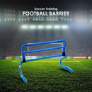 Foldable Removeable Football Barrier Frame Soccer Training Barrier (Blue)