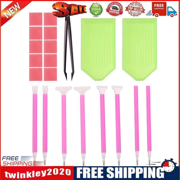 5D DIY Diamond Painting Cross Stitch Embroidery Pen Tools Set Accessories(4