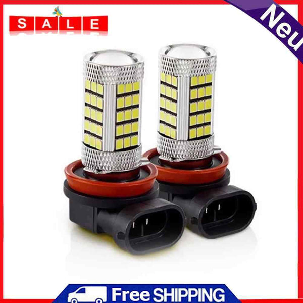 2x H8 LED Car Fog Light Bulbs 6000K 3030 SMD LED Car Driving Fog Lamp Bulbs