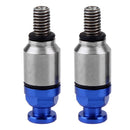 1 Pair M5x0.8mm Fork Air Bleeder Valves for Motocross Dirt Bike (Blue)