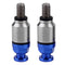 1 Pair M5x0.8mm Fork Air Bleeder Valves for Motocross Dirt Bike (Blue)