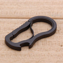 Metal Fast Buckle Outdoor Keychain EDC Equipment Titanium Alloy Carabiner