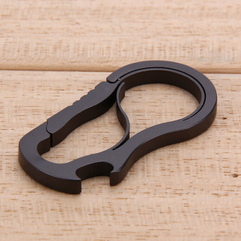 Metal Fast Buckle Outdoor Keychain EDC Equipment Titanium Alloy Carabiner