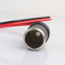 2pcs 12V 10A Max 120W Car Cigarette Lighter Charger Cable Female Male Ste