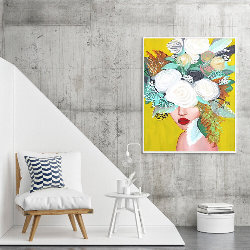 Treat Your Heart Flowers Oil Paint By Numbers Kit DIY Frameless Drawing (B1583)