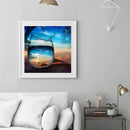 DIY Cup Shot Frameless Oil Paint by Numbers Kit Picture Handpainted Home Decor