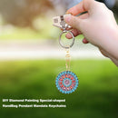 4pcs DIY Special-Shaped Diamond Painting Bag Pendant Mandala Keychains Pendant
