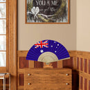 Independence Day Flag Oil Paint Folding Fan By Numbers DIY Painted Art Crafts