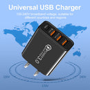 Portable 3 USB Port+PD20W Type-C Phone Charger Adapter Cellphone Charging Head